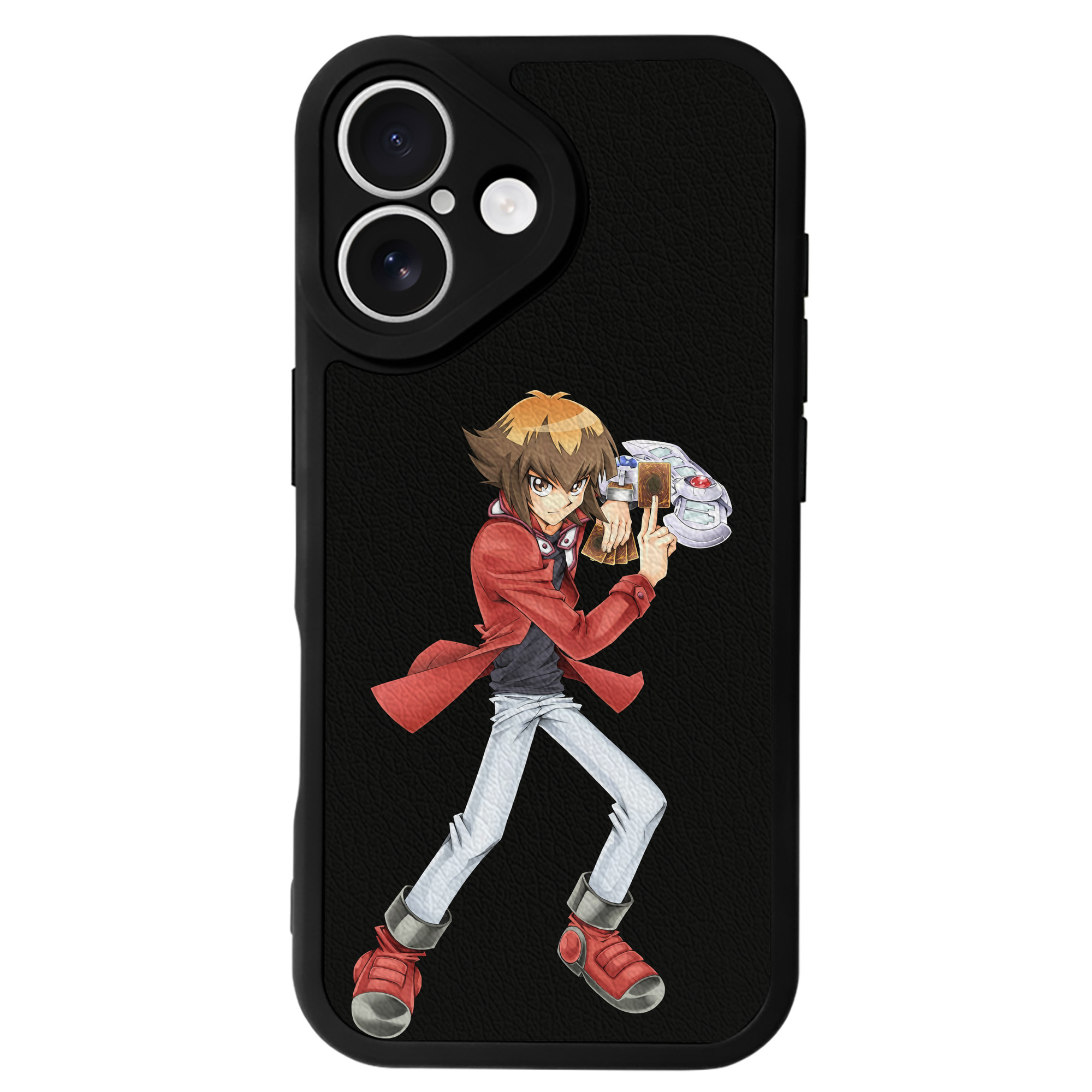 遊☆戯☆王 Yu-Gi-Oh! 【iPhone 16シリーズ対応】シリコンスマホケース（レザー調） 材質：シリコン